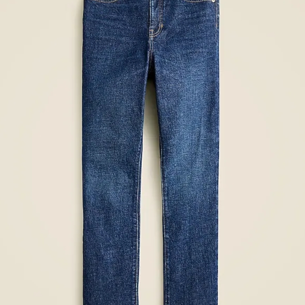J Crew Women's High-rise straight jean in 1996 semi-stretch
